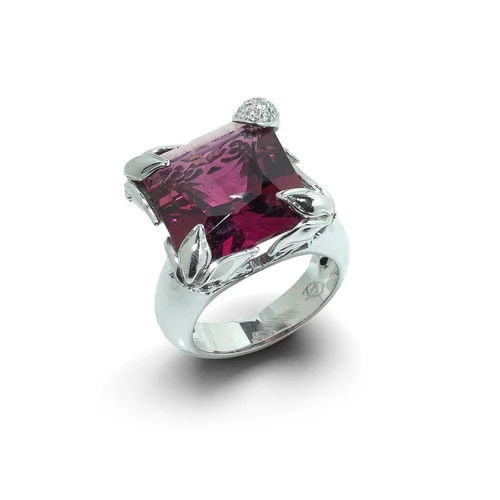 Carrera y Carrera 18KT Gold Pink Tourmaline Cocktail Ring