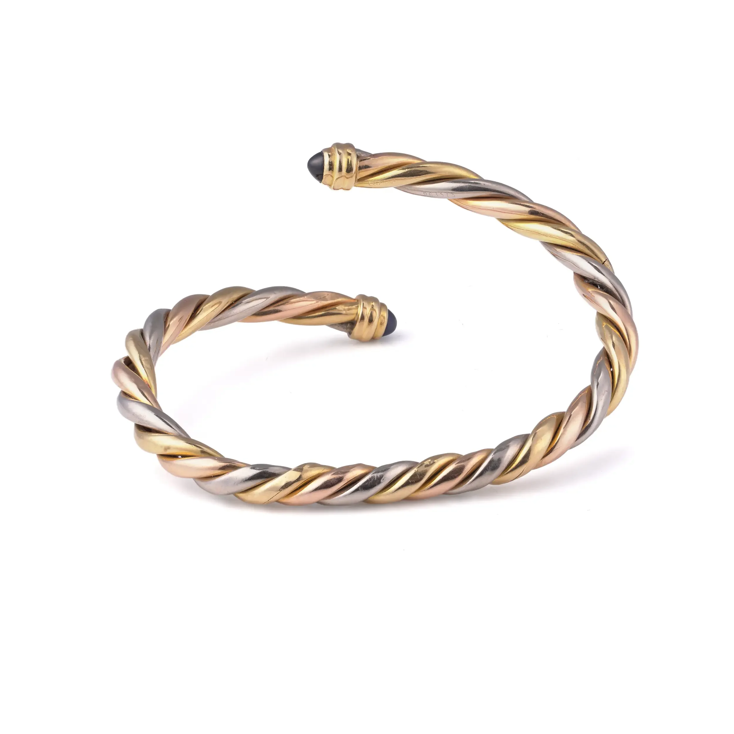 Mozeris-Fine-Antiques---Cartier-Trinity-18KT-Gold-Bangle-with-Cabochon-Sapphires4.webp