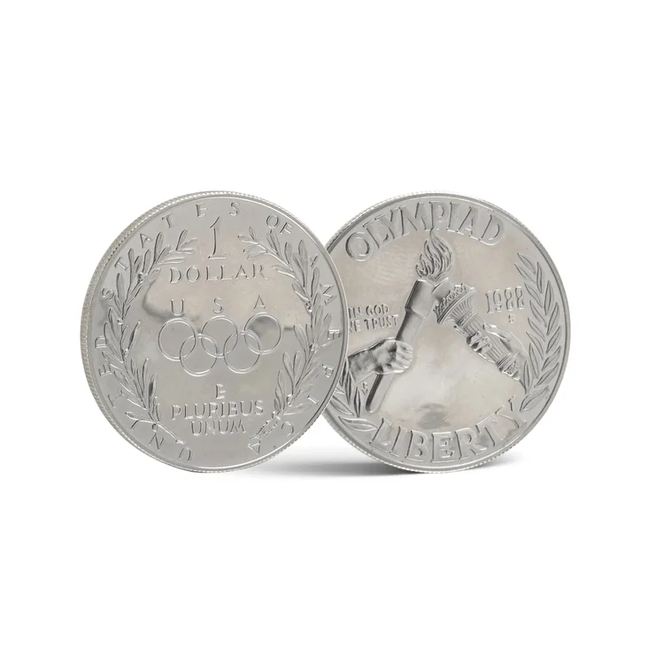 Seoul 1988 Olympic Silver Dollar, United States Commemorative Proof Coin