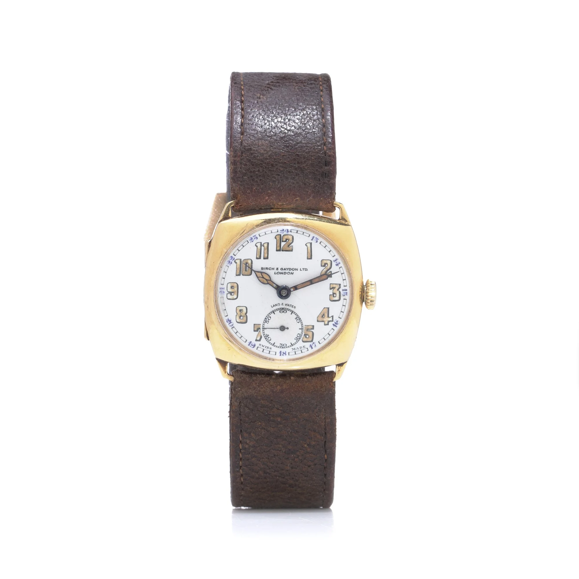 Birch & Gaydon Ltd 18KT Gold Manual Wind Wristwatch, 1930