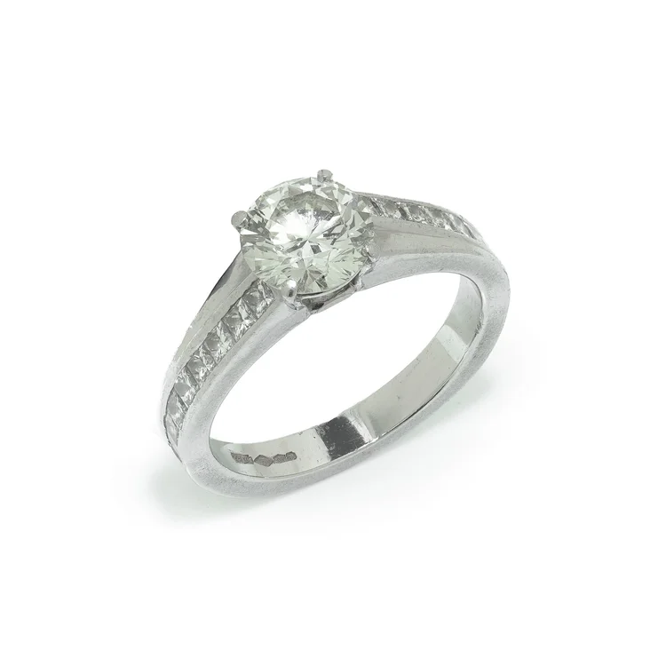 Platinum 1.60ct Diamond Solitaire Ring