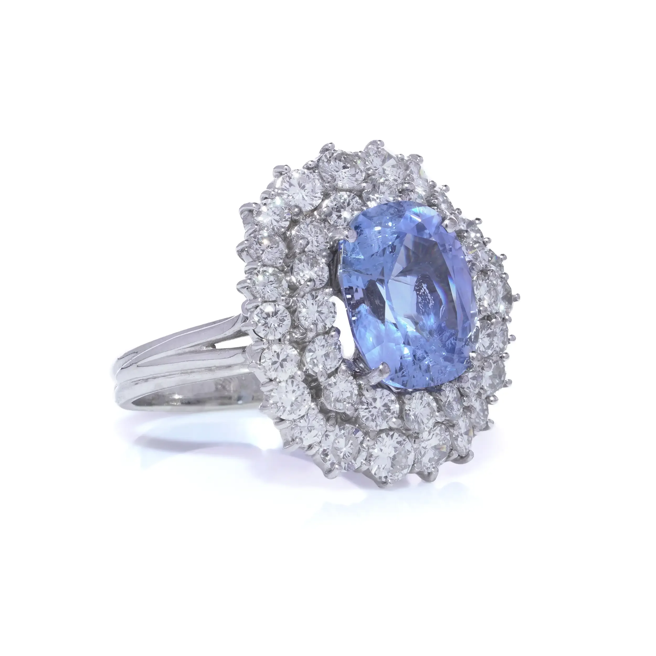 Mozeris-Fine-Antiques-18KT-White-Gold-Natural-Ceylon-Sapphire-&-Diamond-Cluster-Ring-5.91ct-6.webp
