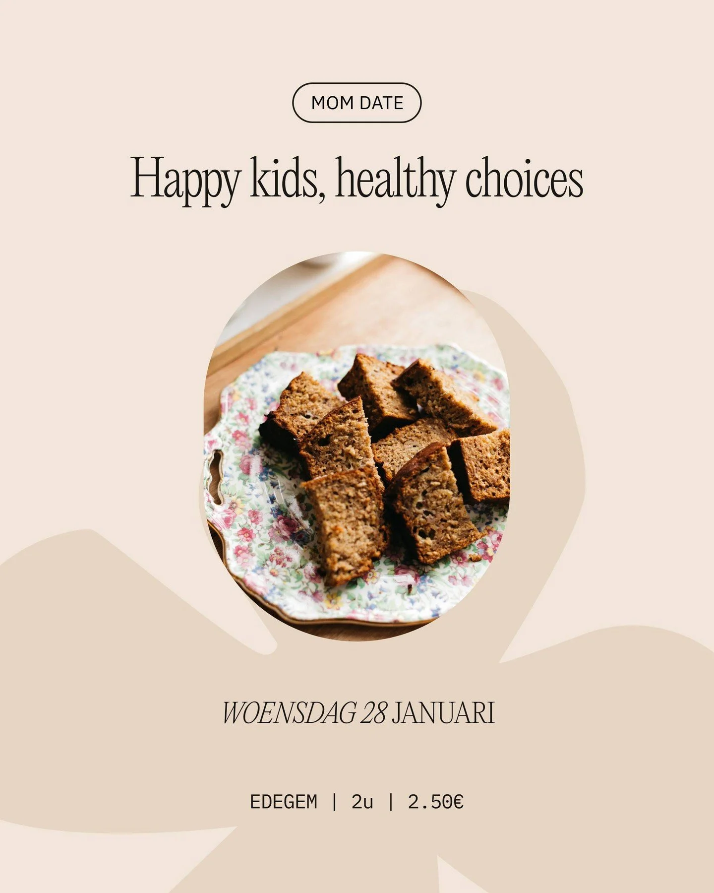 🌱 Happy Kids, Healthy Choices 🌱
Alles over suiker en voeding bij kinderen

Tijdens deze inspirerende 2-uur durende workshop duiken we samen met Ellen Peeters &ndash; apotheker &amp; orthomoleculair therapeut &ndash; in de wereld van voeding en suik