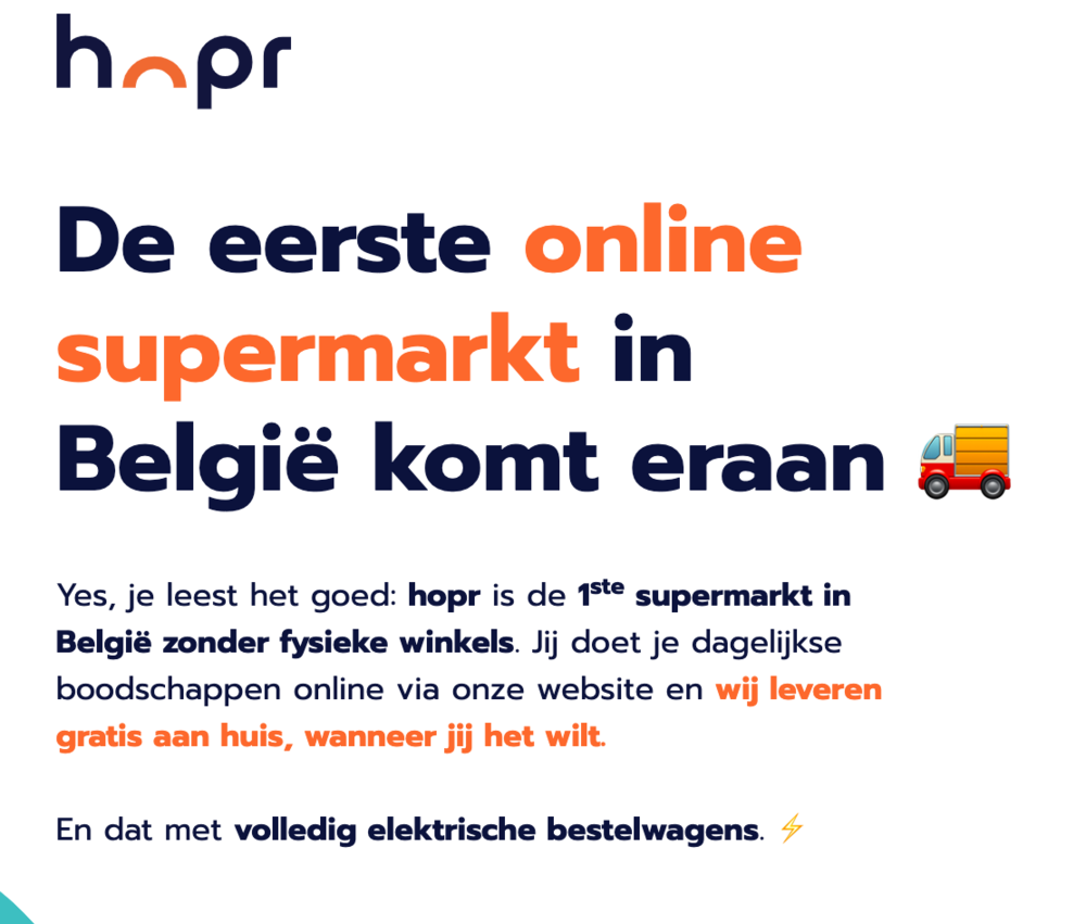 Hopr become first online-only Supermarket —