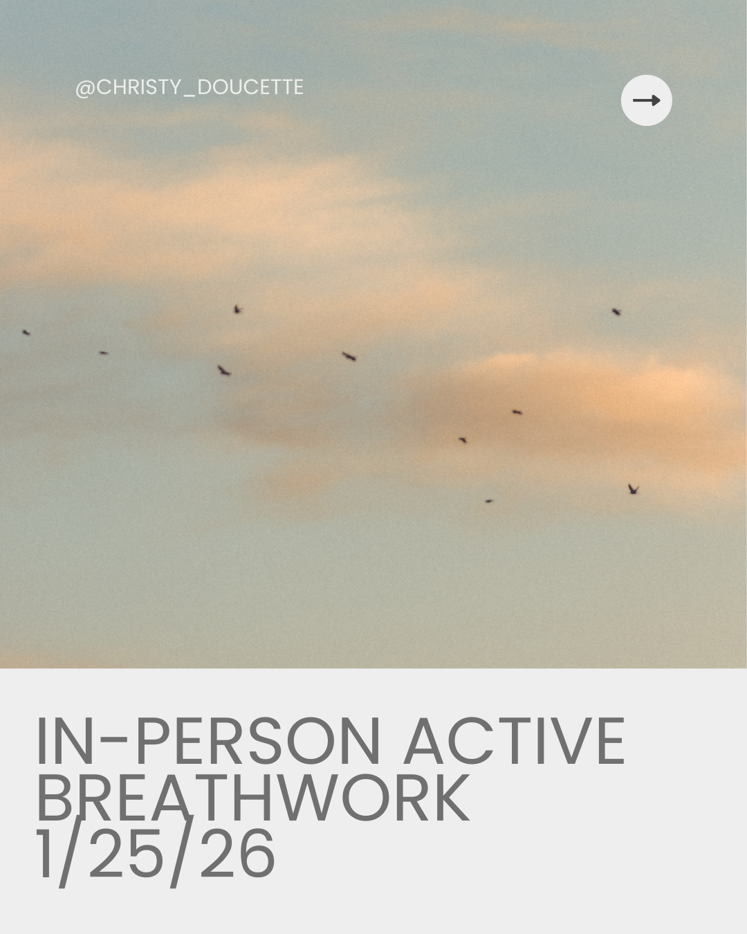 In-Person Guided Active Breathwork 