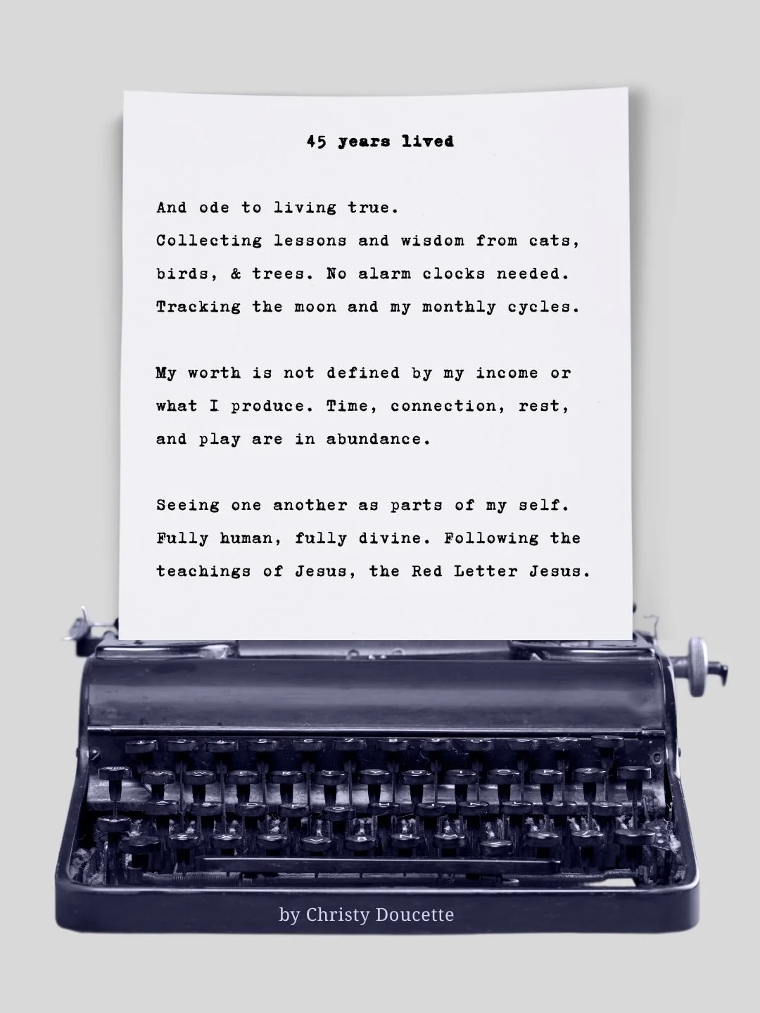 An ode to 45 years of living. 

I&rsquo;m so damn honored to be celebrating this turning of the sun and to be 46. Lemme know what sentiments resonate and I&rsquo;m sending all my love out into the world with these words. May we all learn to trust our