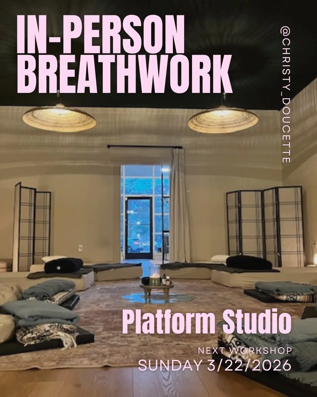 Spring is emerging. Let us join together with the breath and welcome in this change of season!

Stoked to be with you all on 3/22 for active guided breathwork at @platformchs 

Having returned from Merida, Mexico 🇲🇽 getting to guide some breathwork
