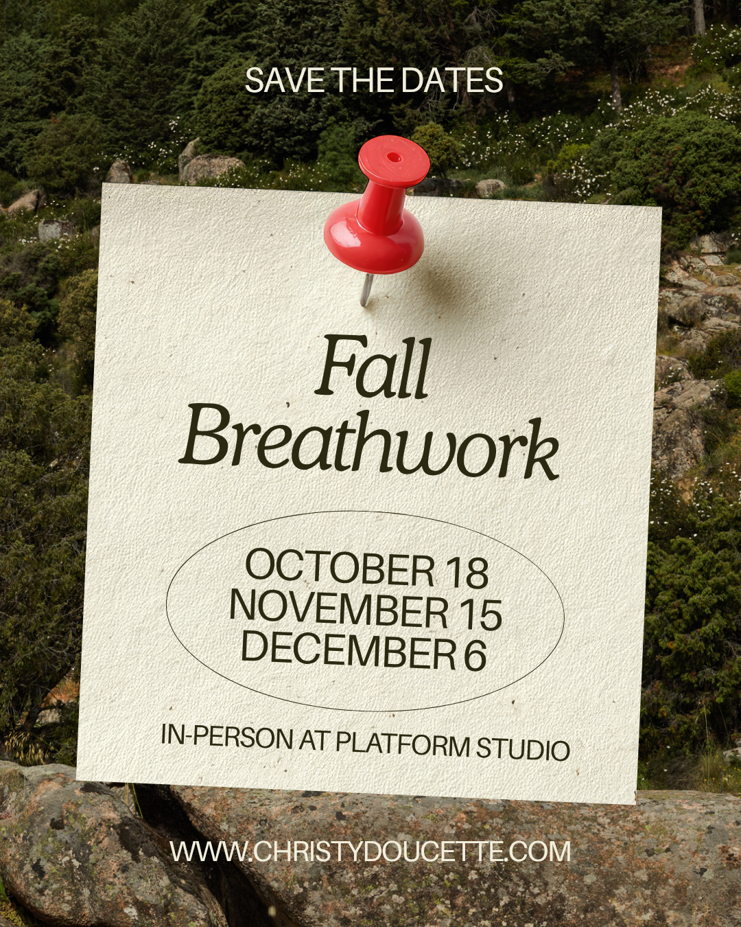 In-Person Active Breathwork Workshop