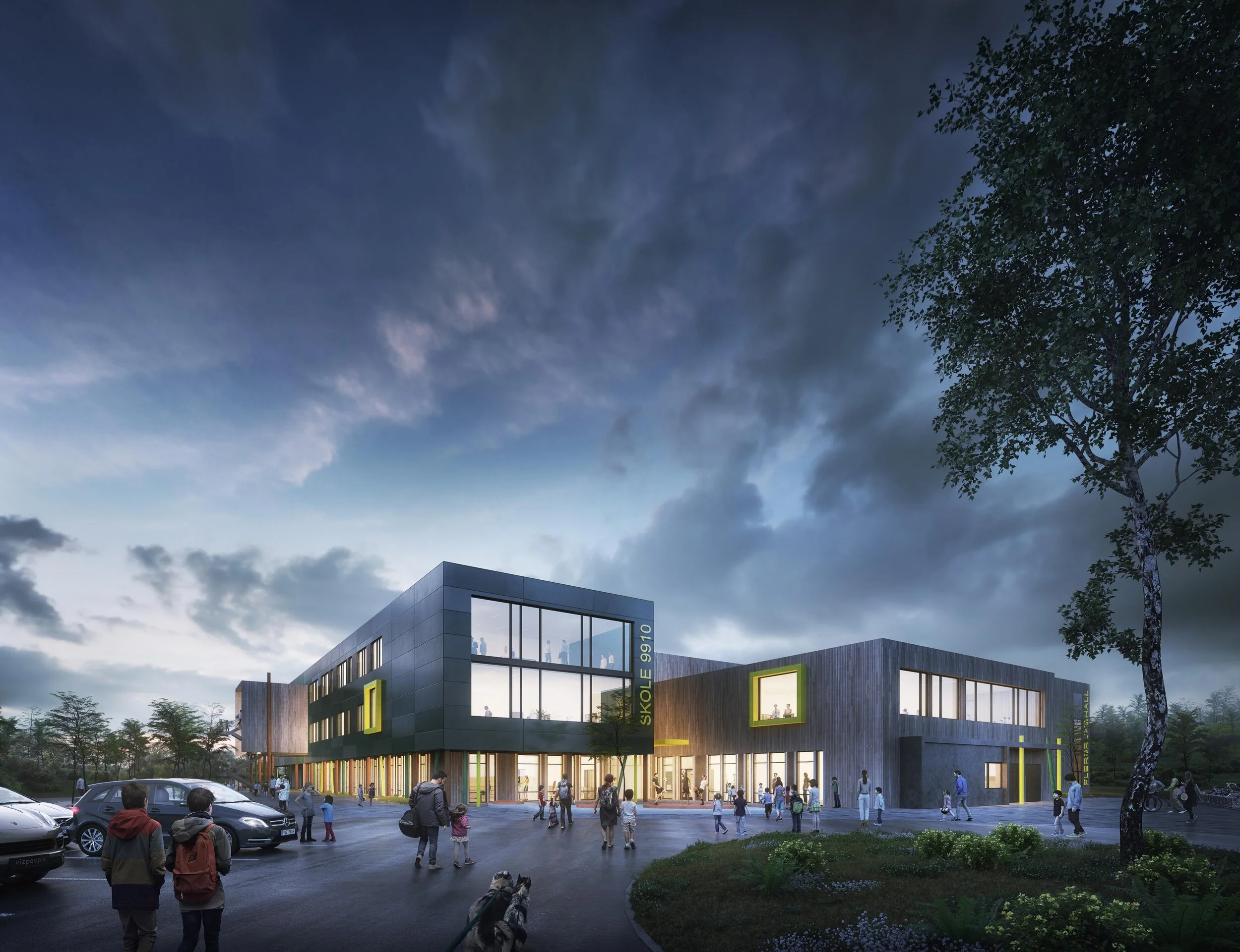 Bj rnevatn Skole ARKITEKTENE VIS A VIS