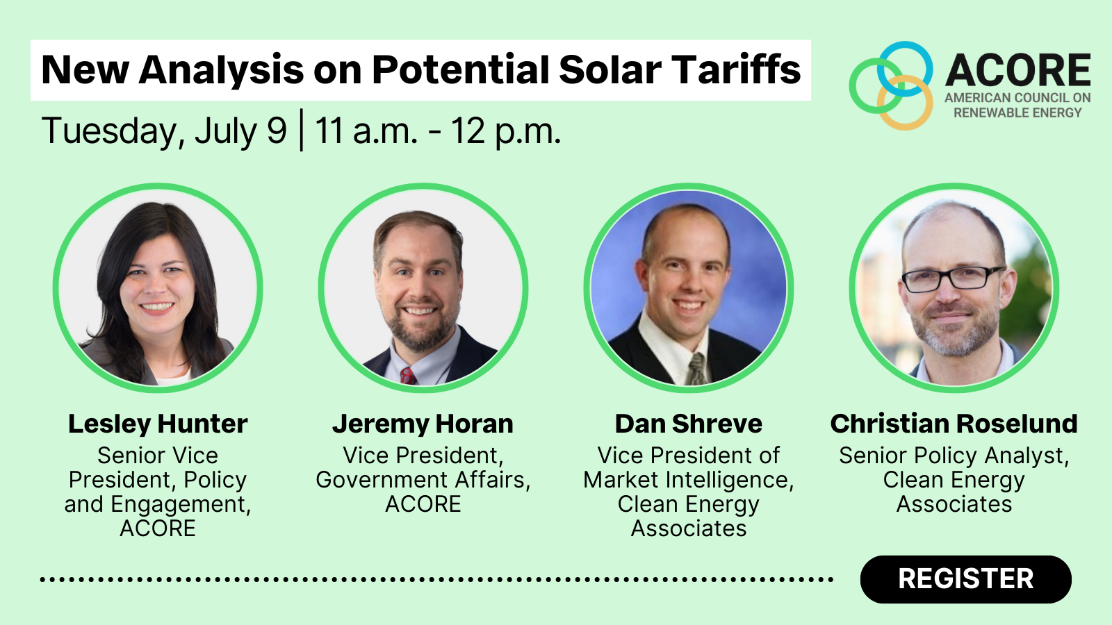 ACORE Webinar New Analysis on - 2024 07 Acore New Analysis On Potential Solar Tariffs 