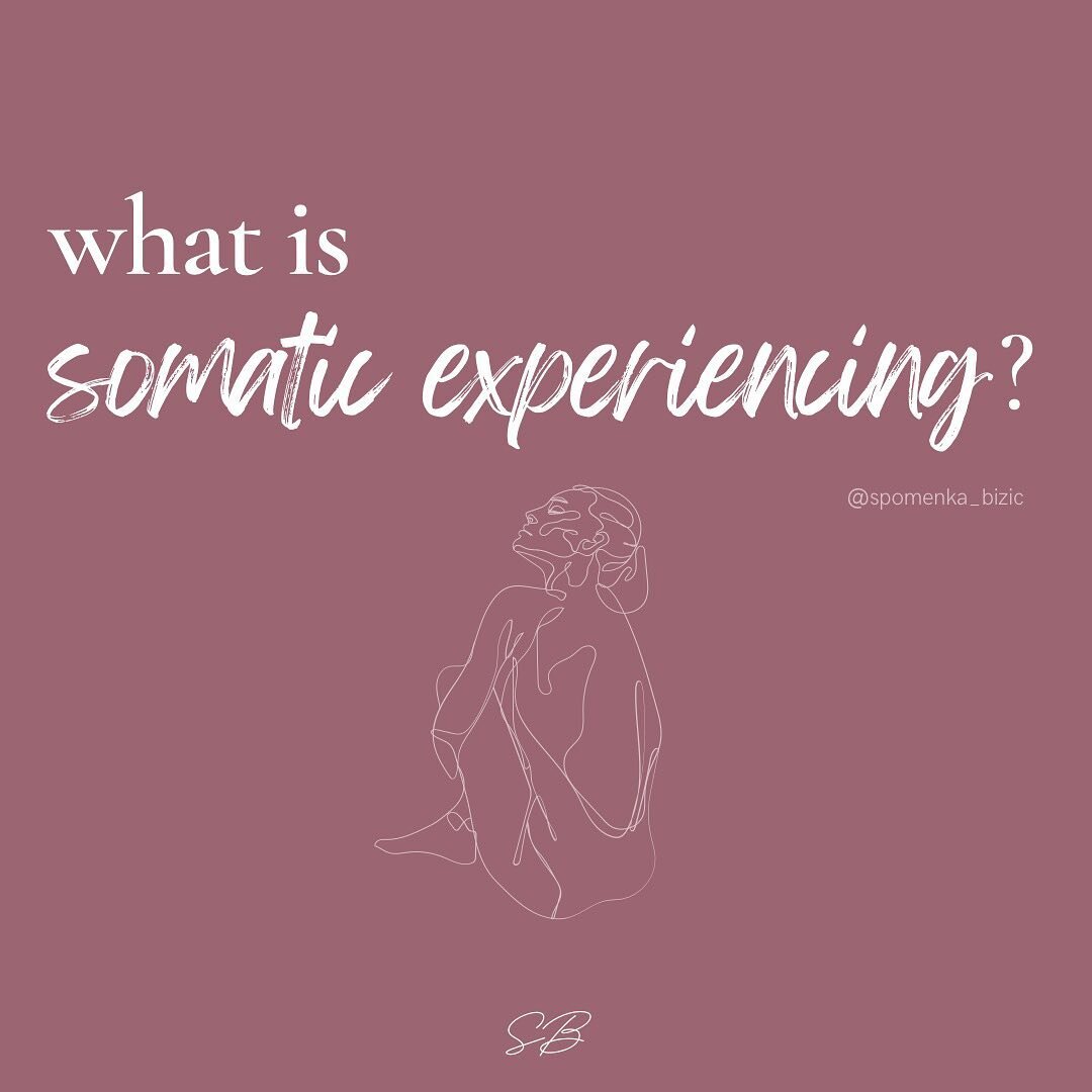 What is somatic experiencing (therapy)?
 
SE is a type of model and tool used to heal symptoms of stress and trauma. It is somatic (meaning body oriented). 

The idea is that the body stores unresolved stress, experiences and trauma. 🧠

An SE practi