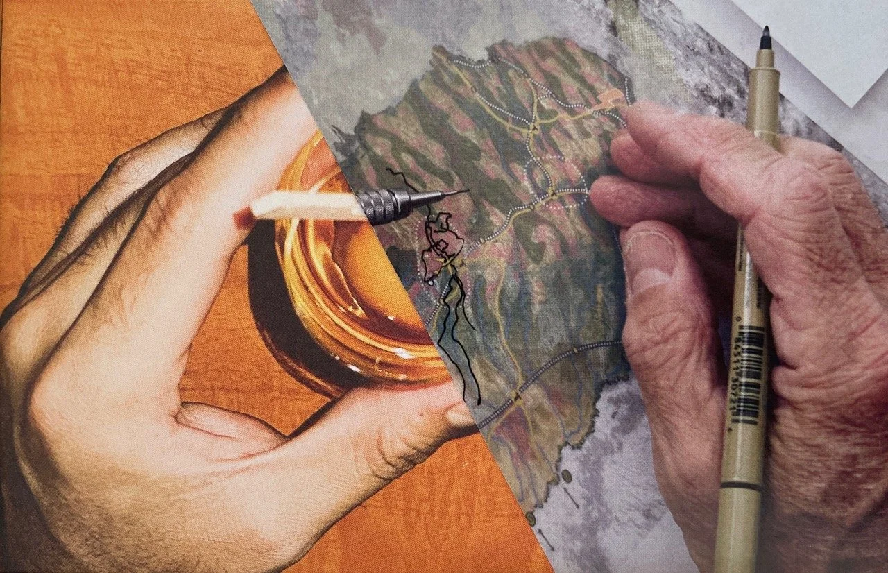 'Talking Hands' VII
Contemporary collage fine art print, edition of 5