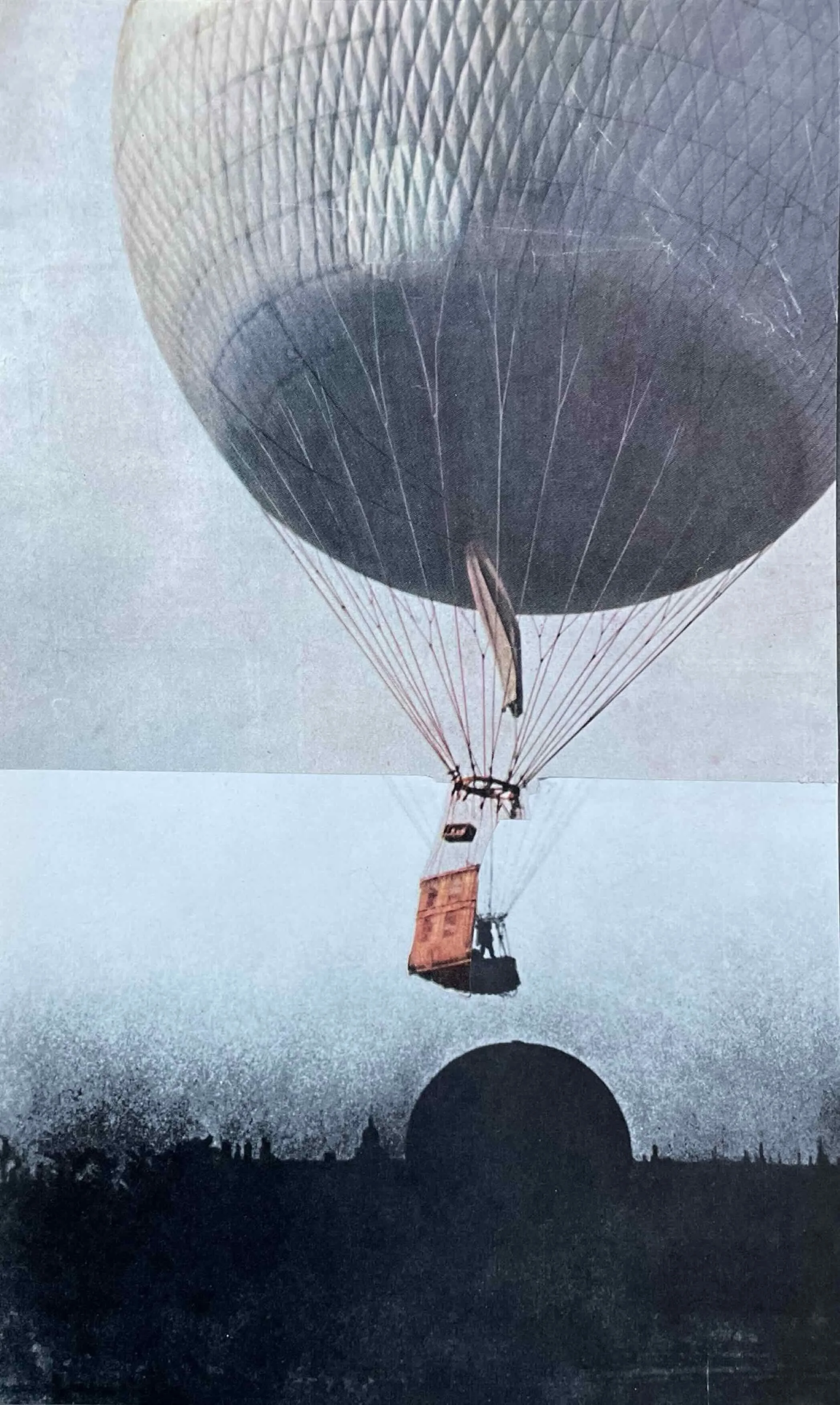 'First One Up'
Contemporary collage fine art print, edition of 5