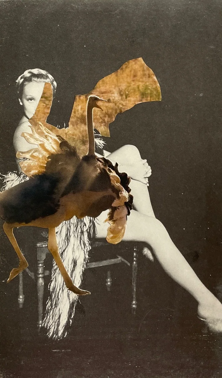 'Chorus Line' III
Contemporary collage fine art print, edition of 5
