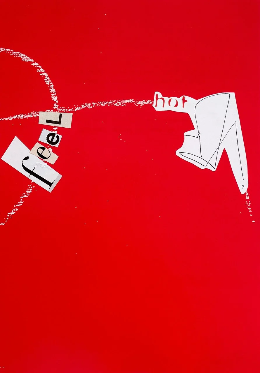 'Do you feel hot?'
Contemporary collage fine art print, edition of 5