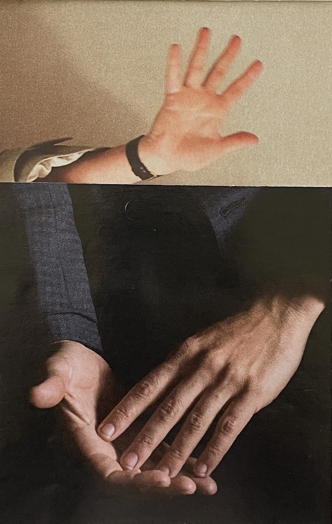 'Talking Hands' I
Contemporary collage fine art print, edition of 5
