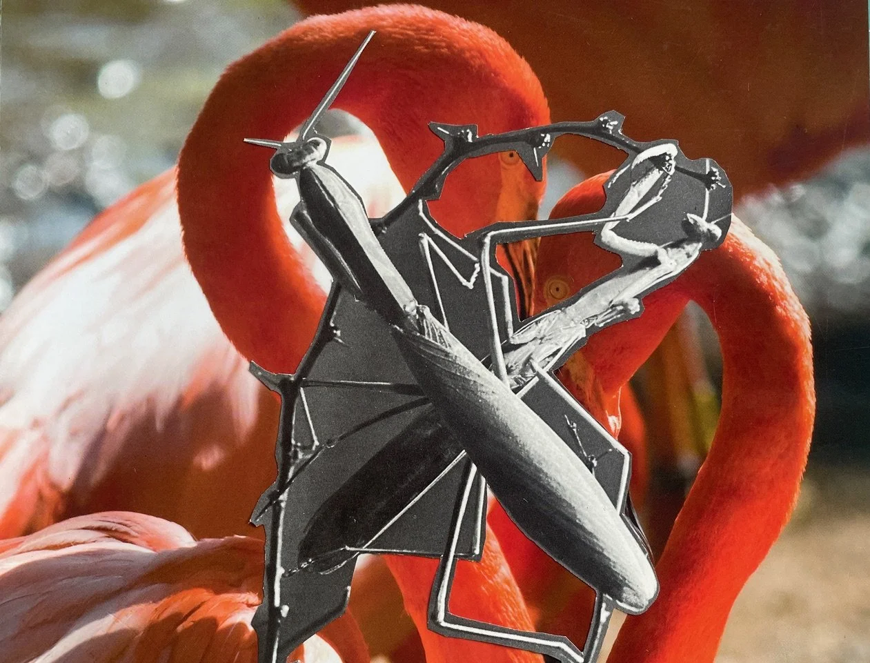 'Intersection of Love' 
Contemporary collage fine art print, edition of 5
