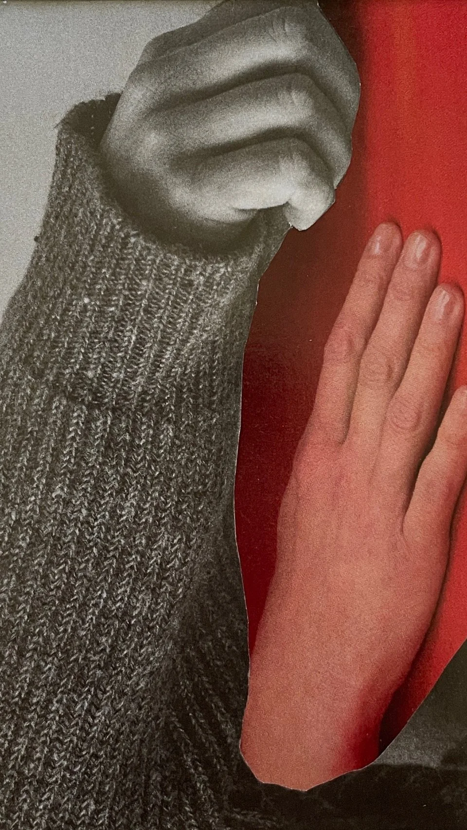 'Talking Hands' IV
Contemporary collage fine art print, edition of 5