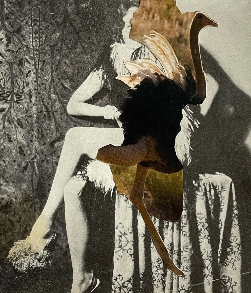 'Chorus Line' II
Contemporary collage fine art print, edition of 5
