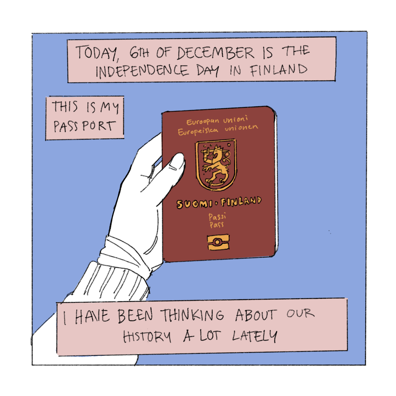 A short comic about independence