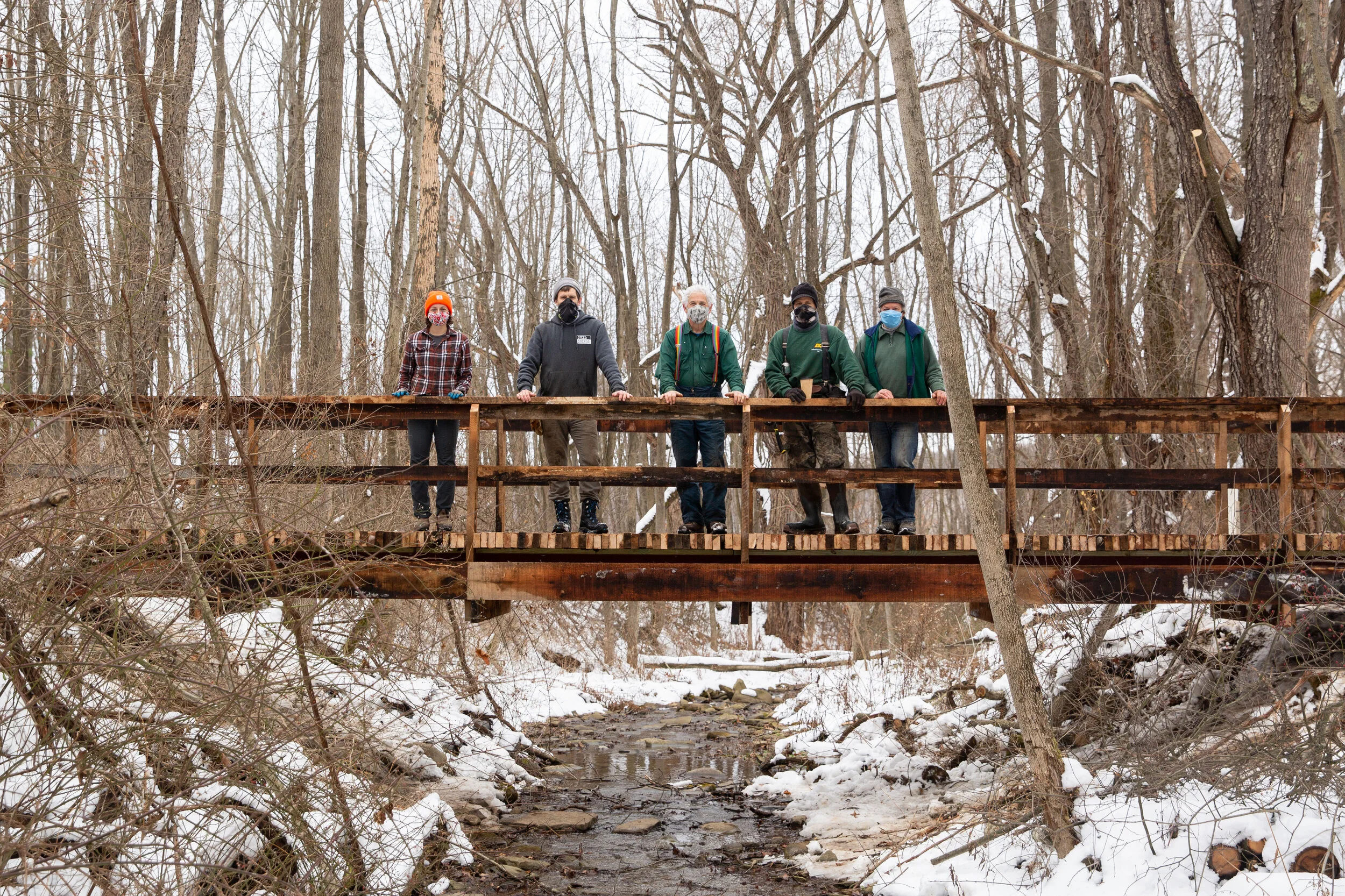 40 Foot Bridge Now Spans Mill Creek