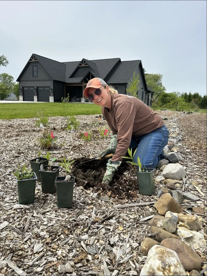 Pollinator Garden Weeding at Island Preserve