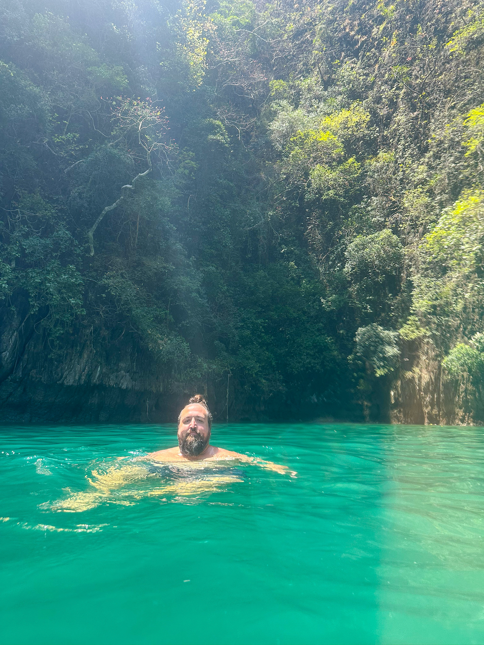 Swimming in a Lagoon