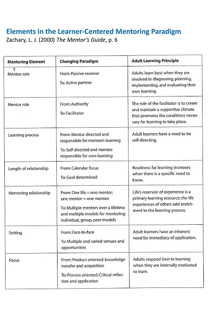 Learner-Centered Mentoring Paradigm