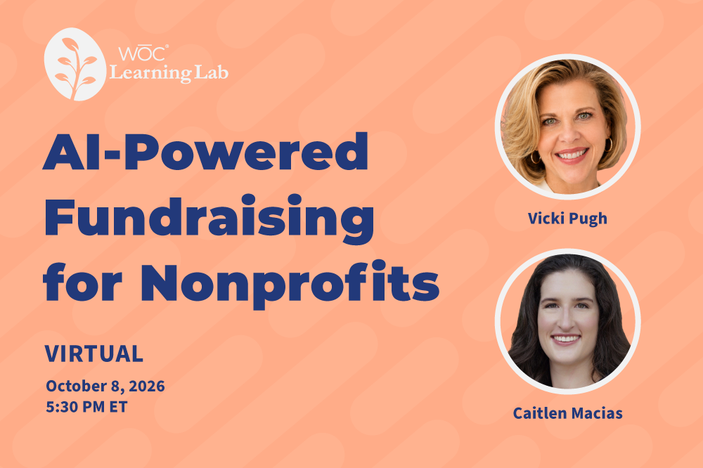 WOC Learning Lab: AI-Powered Fundraising for Nonprofits