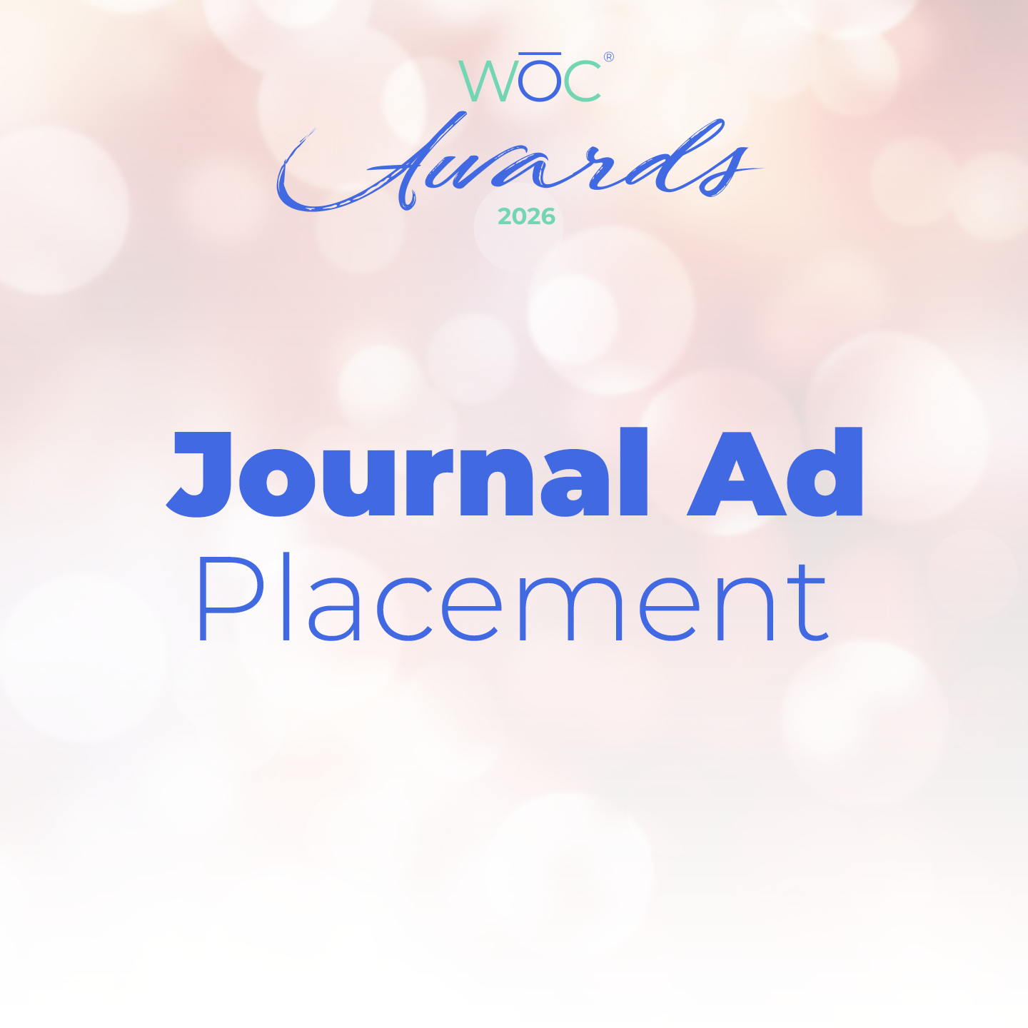 WOC Awards 2026 - Journal Ad Placement