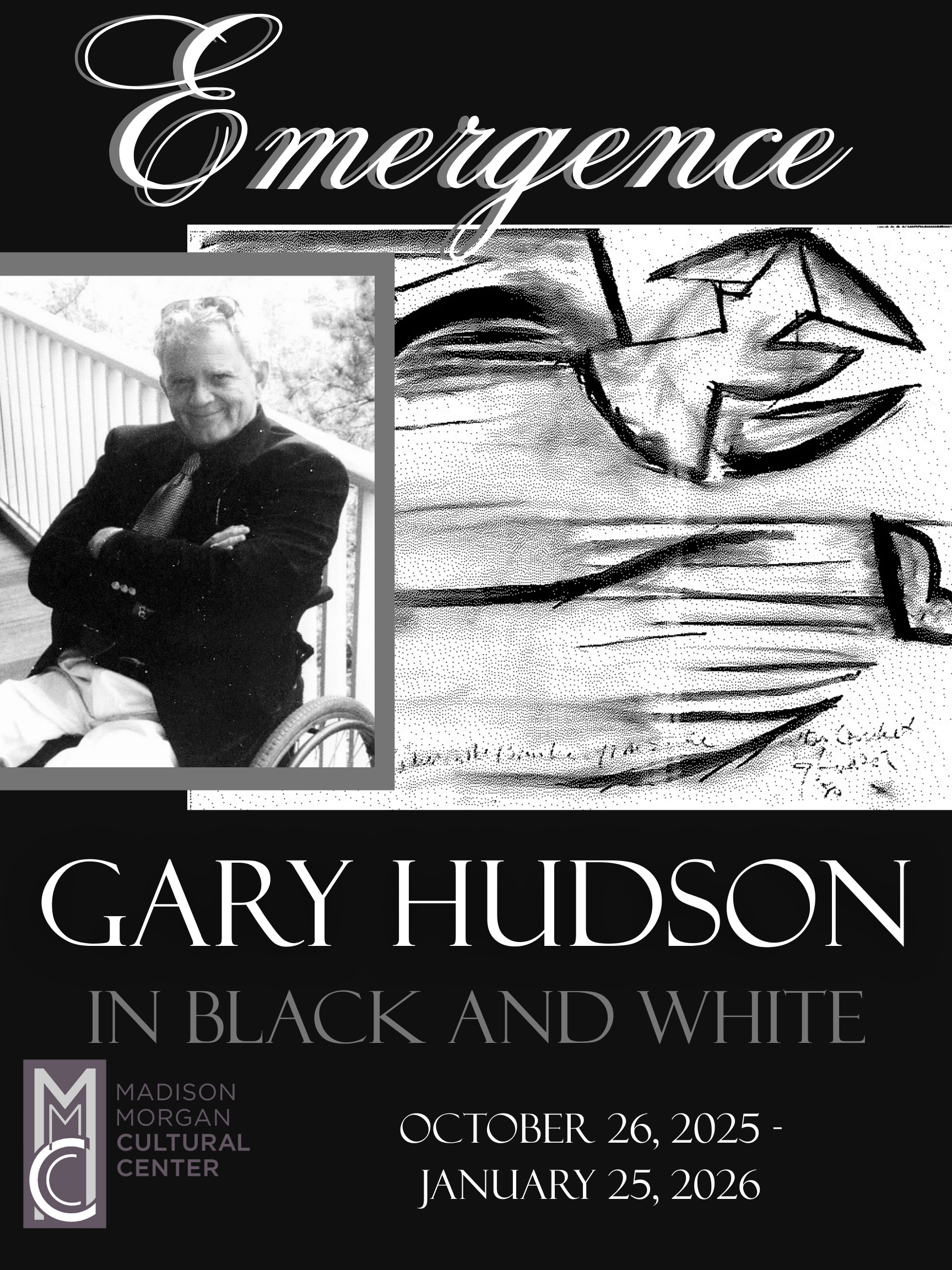 Emergence - Gary Hudson in Black & White