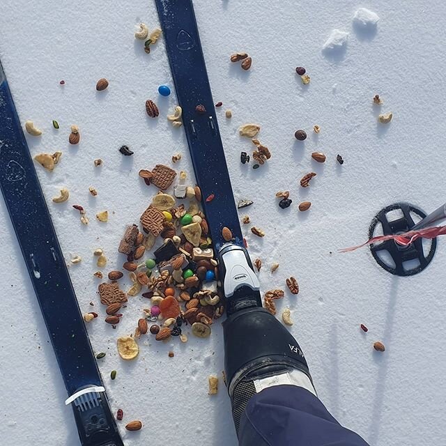 Expedition #stilllife no 3. When you bend down to open your bindings, and had a bag of trail mix loosely tucked into your half-open jacket

#gravity #fail #🤦&zwj;♀️ #3secondrule #sosauberdassmanvombodenessenkann #vielevielebuntesmarties #notbadforag