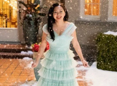 And this winter wonderland prom dress dream!