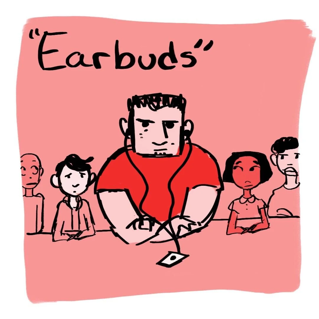 Miss Demure: Earbuds