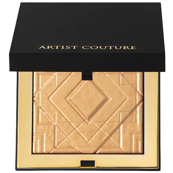 Artist Couture Highlighter - Photo Credit: Artist CoutureWhen she wants her cheeks to glow brighter than our grand-daughters’ futures, she’ll use the Artist Couture Highlighter. On the Artist Couture website, there are various highlighters to choose from. These are $38 and most of their highlighters and this is a yellow/gold highlighter that has reflective pearls in them. You can apply highlighter on your cheeks, below the brow, above your cupid’s bow and even your body.