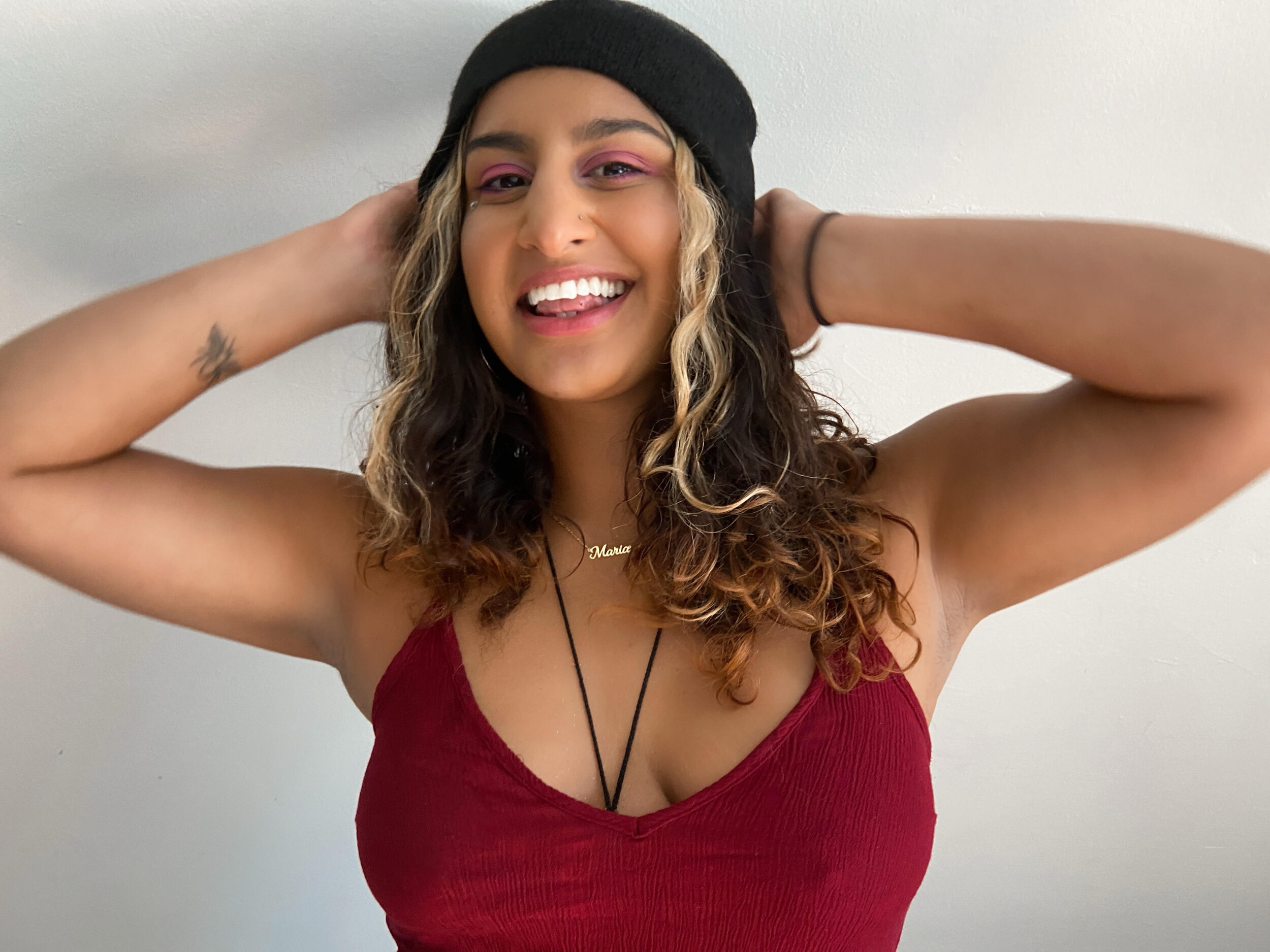 “My name is Meesha, I go by she/her, I reside on Serrano territory, and I am a first generation queer Desi (Punjabi and Kashmiri).” - Find Meesha’s virtual yoga studio’s on IG: @alchemystic_studio
