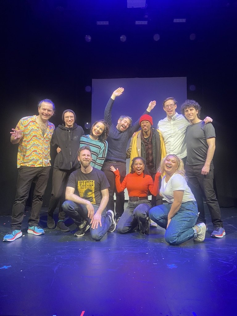 So cool to have Alex Brightman onstage with us as Keith Habersberger's Dad! Lewberger and Wizard of Friendship (Ensemble)