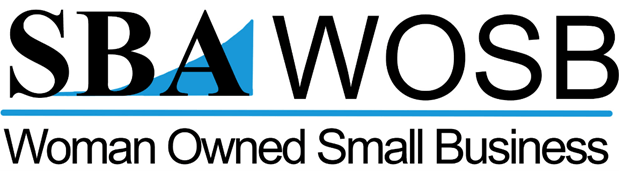 Small Business Administration SBA WOSB Woman Owned Small Business logo.