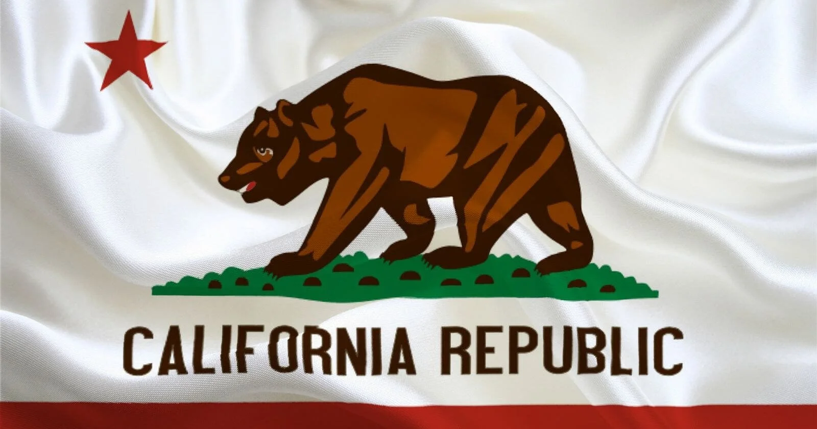 State flag of California.