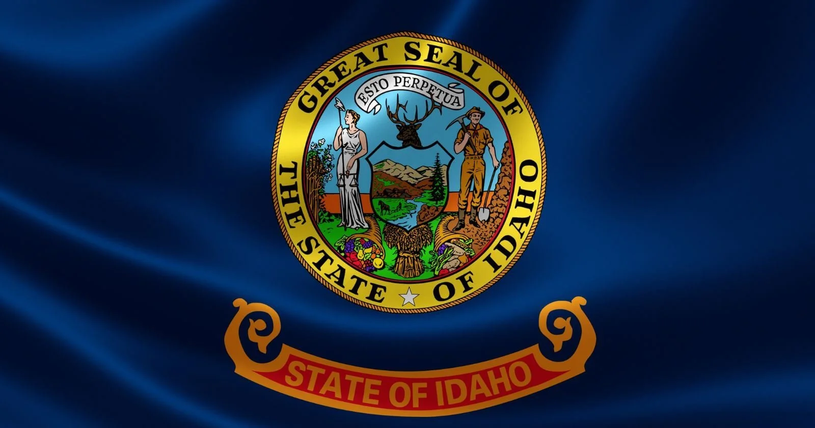 State flag of Idaho.
