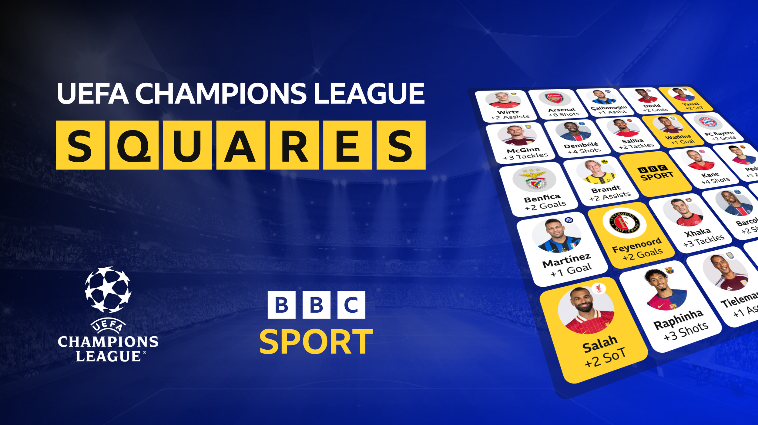 UEFA Champions League Squares