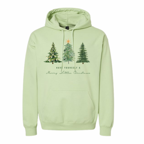Have Yourself A Merry Little Christmas Adult Hooded Sweatshirt