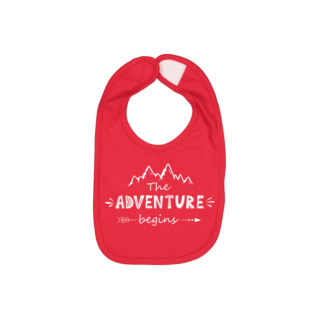 The Adventure Begins Red Jersey Bib