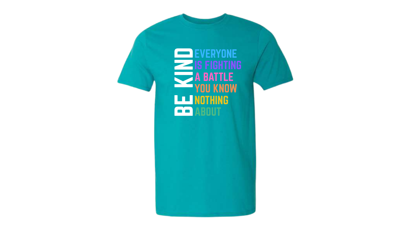 "Be Kind" Multi Color Adult Softstyle T-Shirt