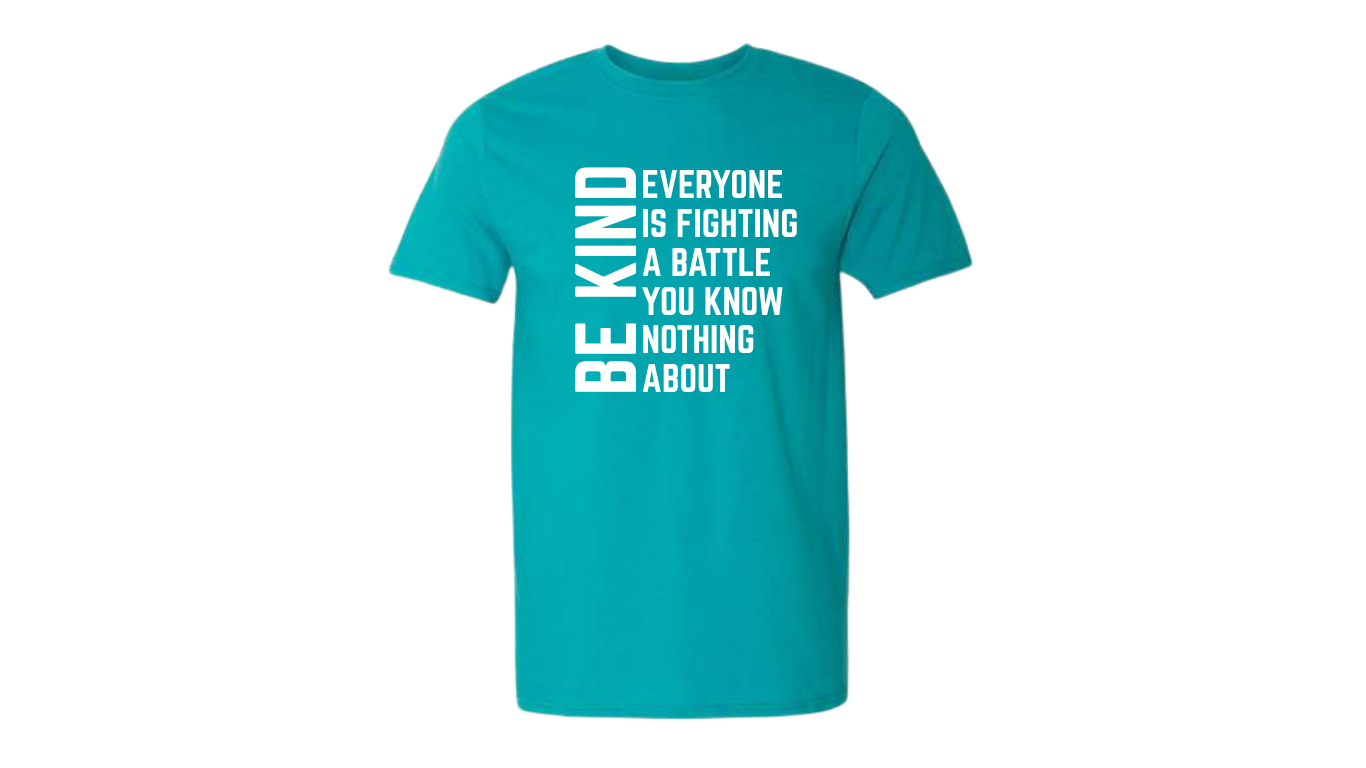 "Be Kind" White Color Adult Softstyle T-Shirt