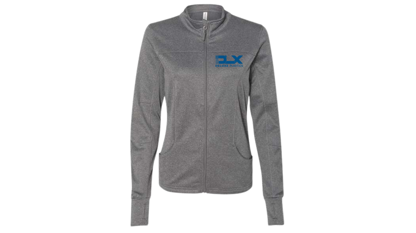 Deluxe Plastics Women's Poly-Tech Full-Zip Track Jacket