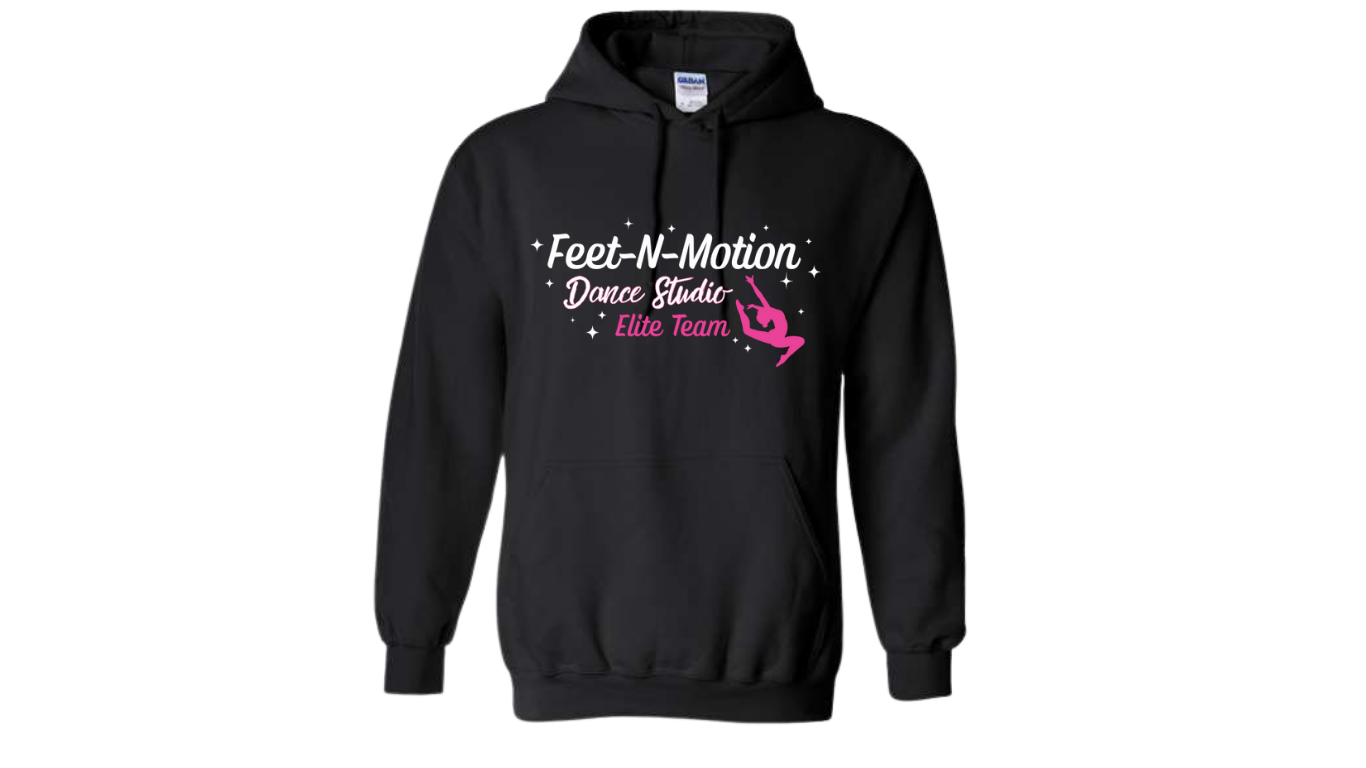Feet-N-Motion Elite Team Adult Heavy Blend Hooded Sweatshirt