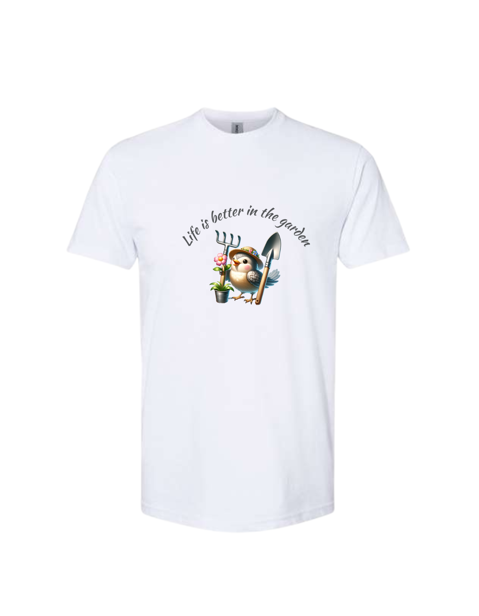 Life Is Better In The Garden Adult Softstyle T-Shirt