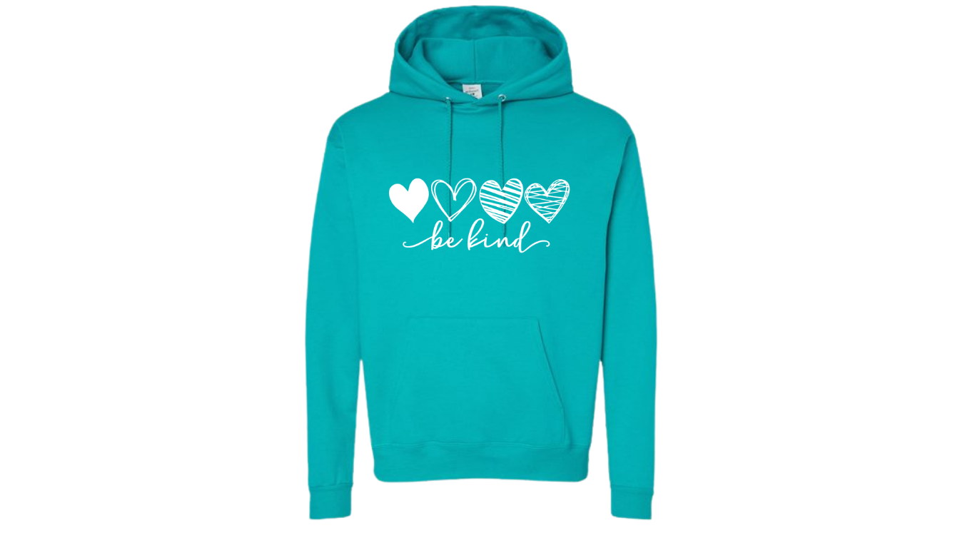 "Be Kind" Unisex Hooded Sweatshirt