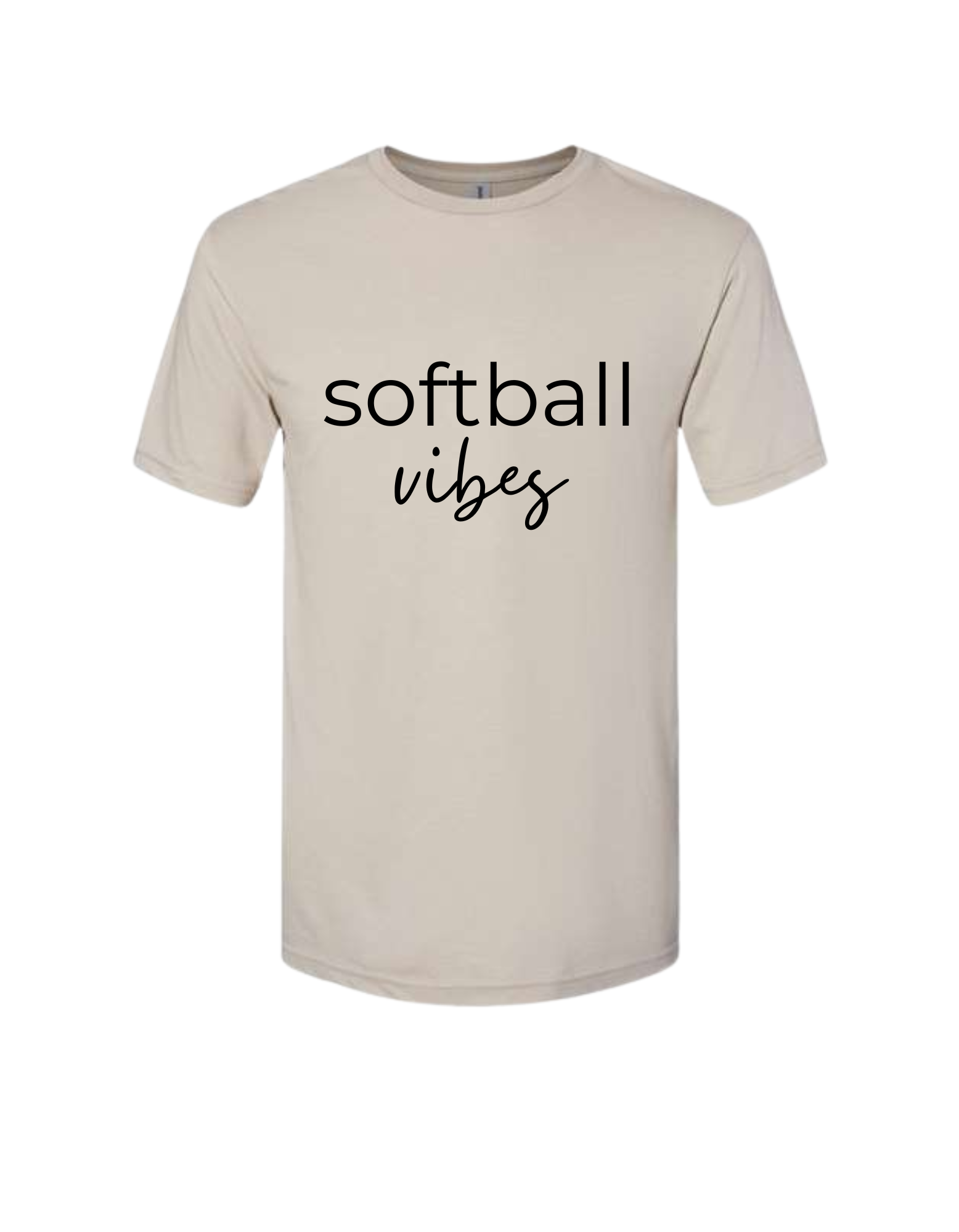 Softball Vibes Adult Softstyle T-Shirt